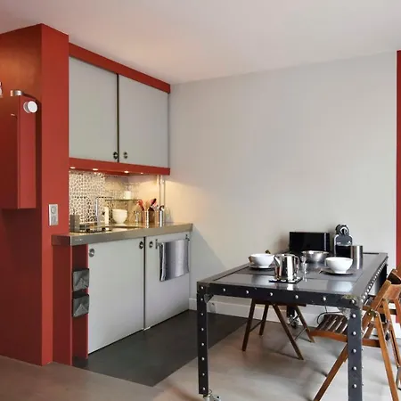 S15177 Warm Studio For 2 People In The Montparnasse Area